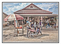 Laos gas station